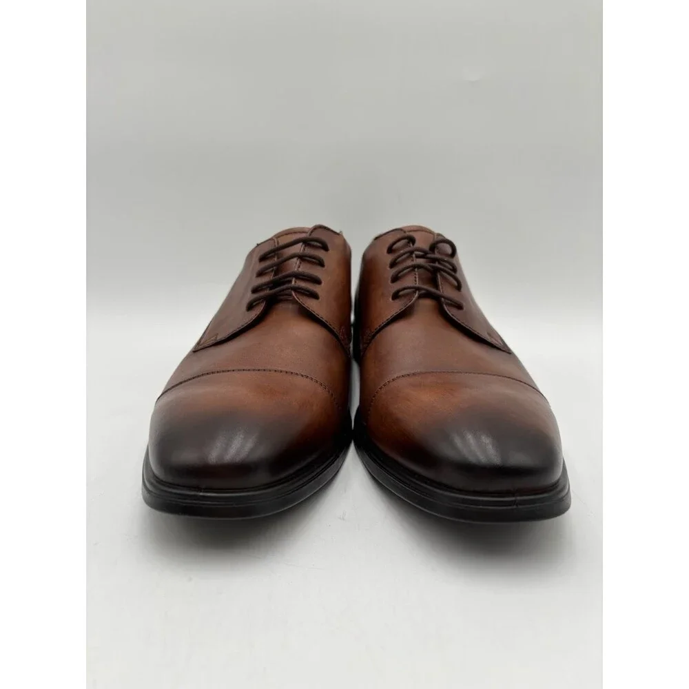 Ecco MELBOURNE AMBER 621704 Men's NEW Lace-Up Oxford Brown US Size 13-13.5